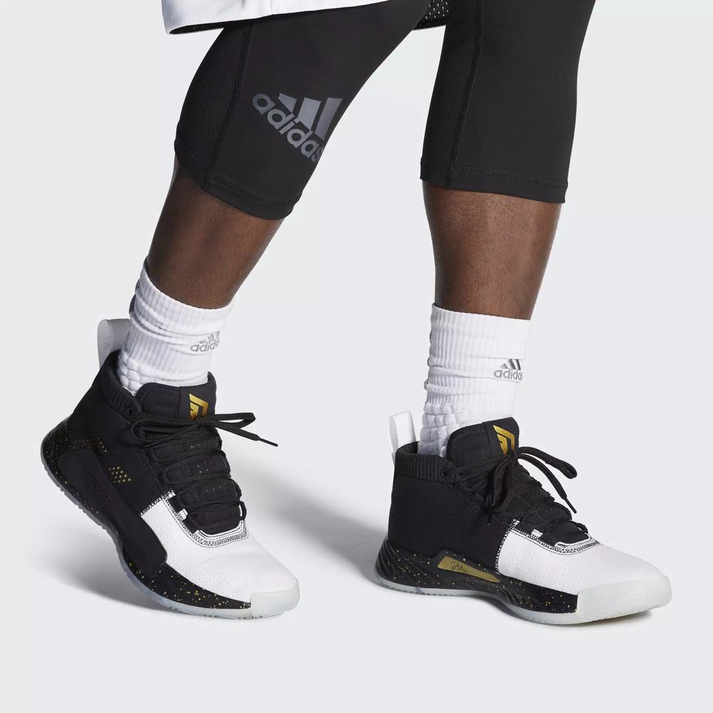 Adidas Dame 5 Tenis De Basketball Negros Para Hombre (MX-10399)